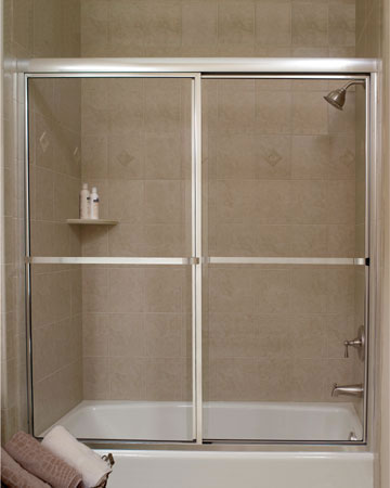 1 Crystalline Framed By Pass Shower Doors